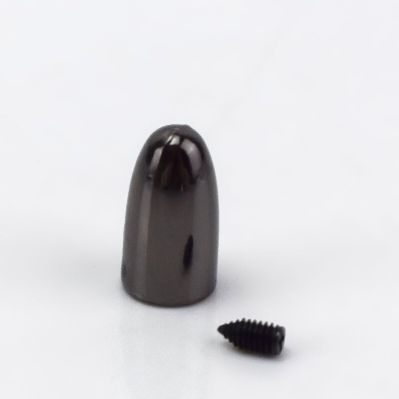 10 stücke Metall Kabel sperren-Stopper Kleidung Seil sperren Clips Schnur Ende Schnürsenkel Klemme DIY Kleid Paracord Schuhe Zubehör: gunblack