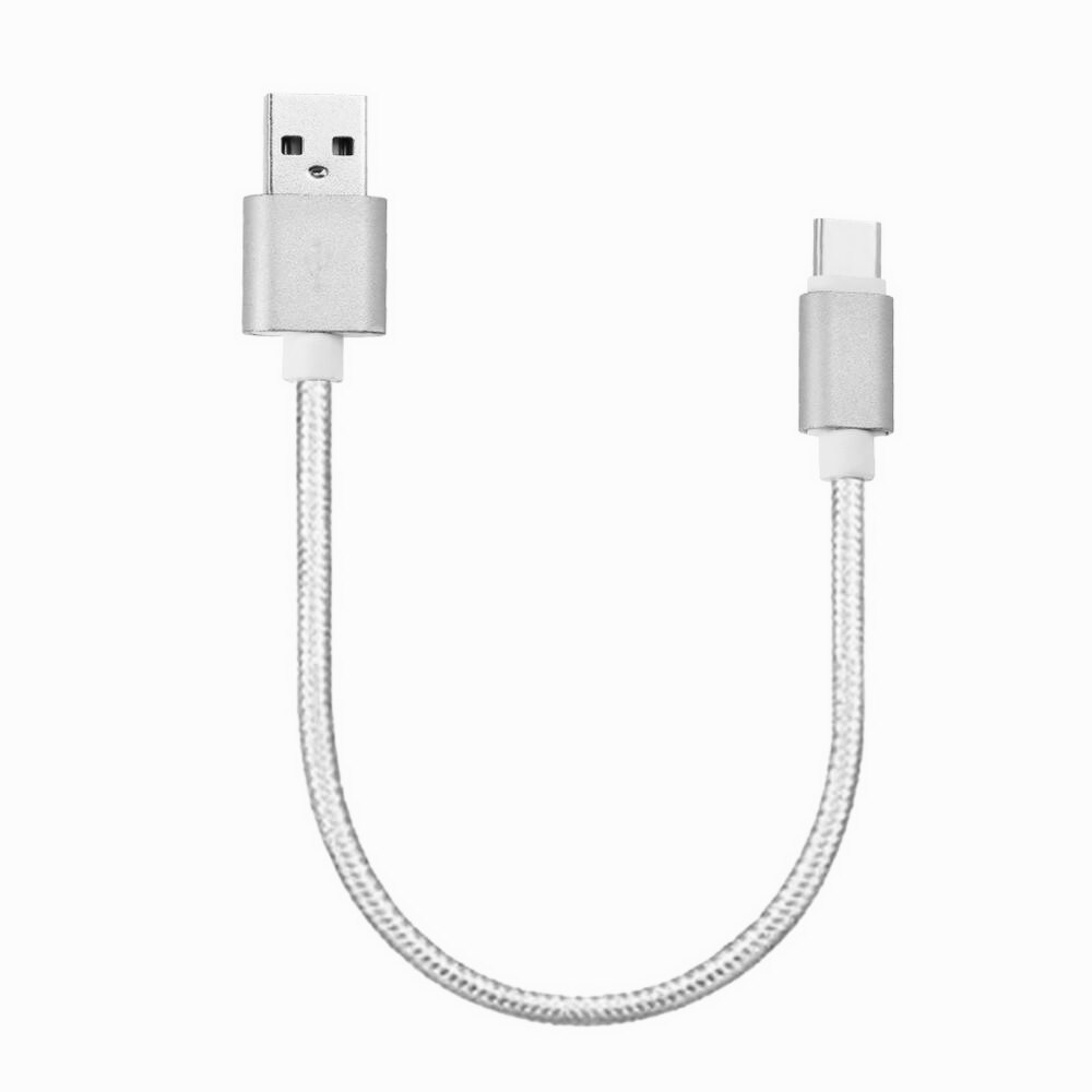 Metal rodzaj USB C ładowarka adapter do xiaomi mi 9 8 se A2 A1 6X 0.2M krótki transmisji kabel do transmisji danych dla Xiaomi redmi note 7 pro: WHITE / 1 m