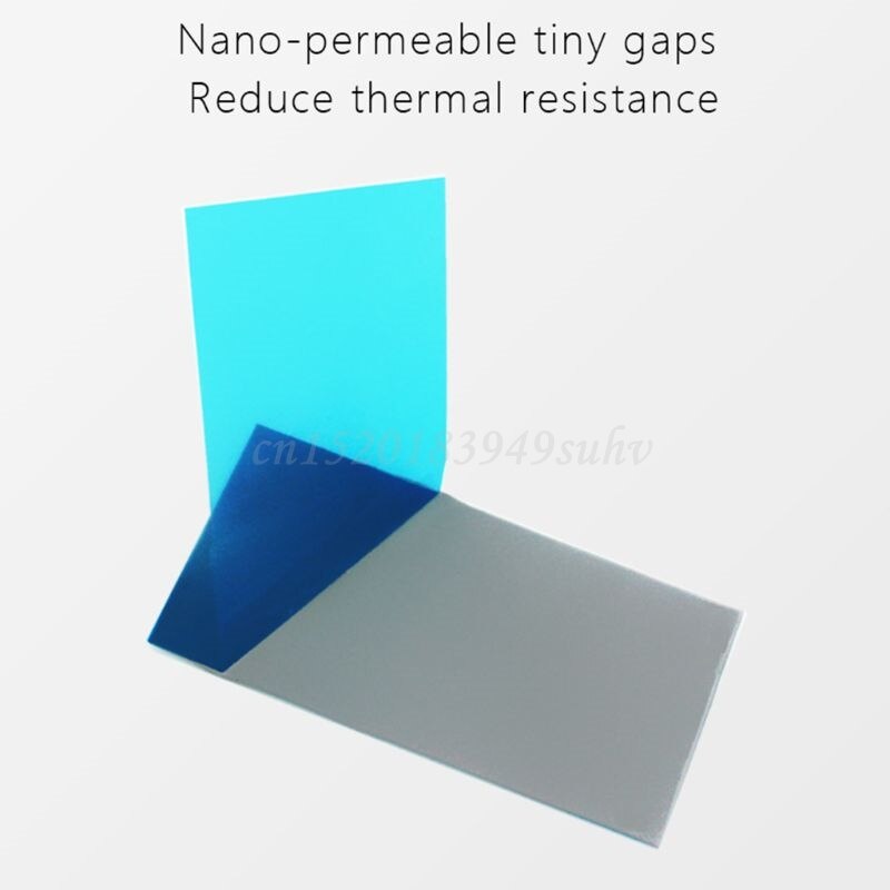 3Pcs 0.3mm/0.5mm/1mm Thermal Pad 6.0 W/M.K High Efficient Thermal Conductivity Pads with High Performance