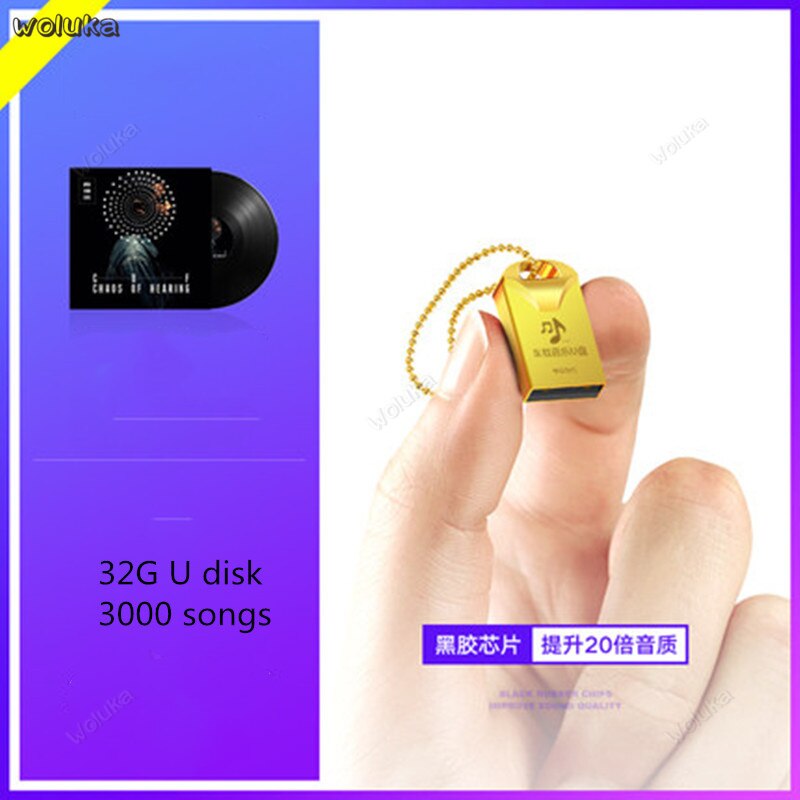 Car U disk with song SD card 32G popular pop music u disk car memory TF card mp3 CD50 Q04: B