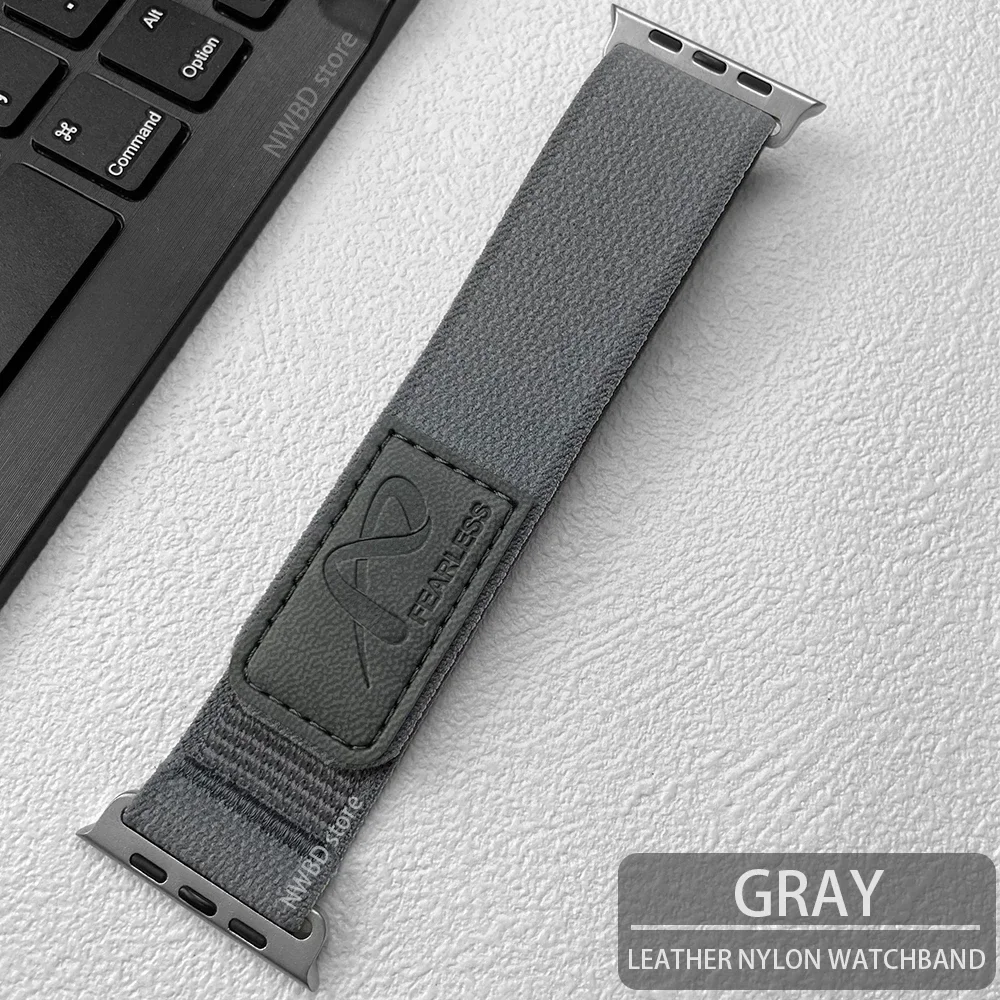 Trail Loop Strap For Apple Watch 46mm 49mm 41/45mm 44mm 42 40mm Nylon Bracelet Buckle iwatch Series 10 9 8 7 6 5 4 SE Ultra Band