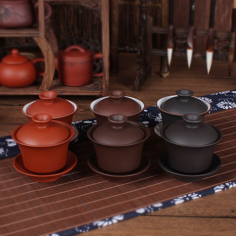 Keramische Kopje Thee Chinease Kung Fu Thee Set Gaiwan Thee Accessoires Kungfu Thee 120 Ml Gaiwan Kopjes C