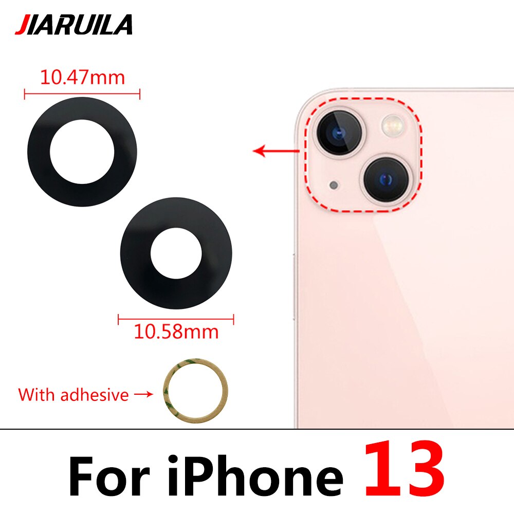 Voor Iphone 13 Back Rear Camera Glas Lens Vervanging Met Lijm Lijm En Reparatie Tool Voor Iphone 11 12 13 pro Max Glas Lens: For Iphone 13