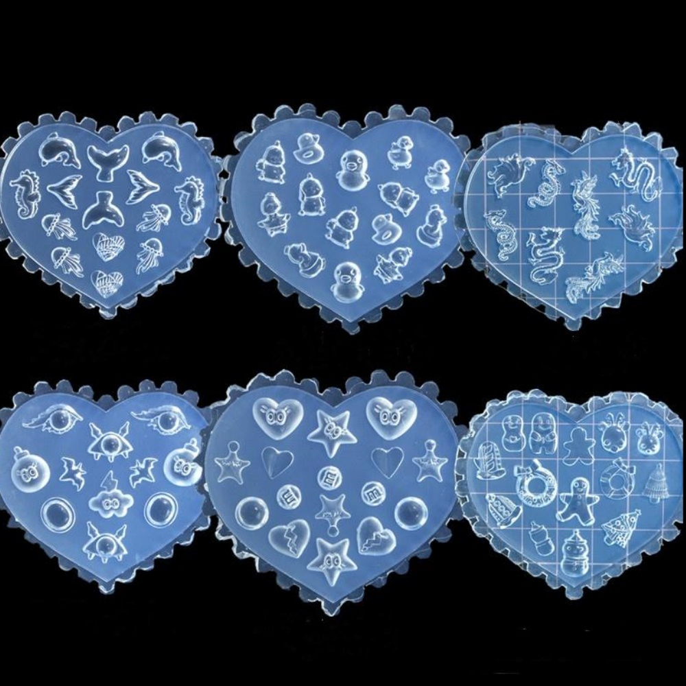 Moule en silicone 3D pour la décoration de manucure, outils de modèle de manucure bricolage, mise en place, nouveautés juillet, 2024