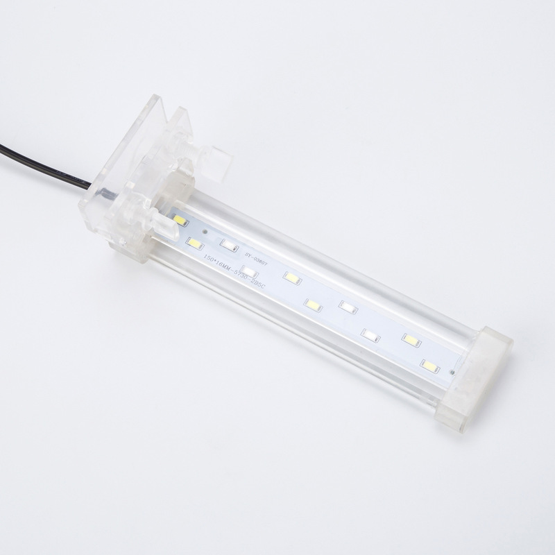 2 Pcs/lot 220-240V Crystal Fish Tank Lamp Aquarium Light LED Stand Heater Warmer Accessories Waterproof
