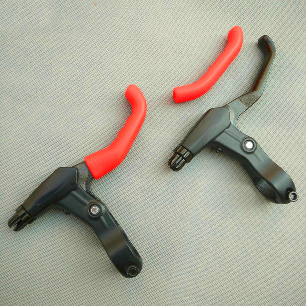 Poignée de frein en silicone pour vélo route et montagne,couverture protection de manchon, type universel, 1 pièce,