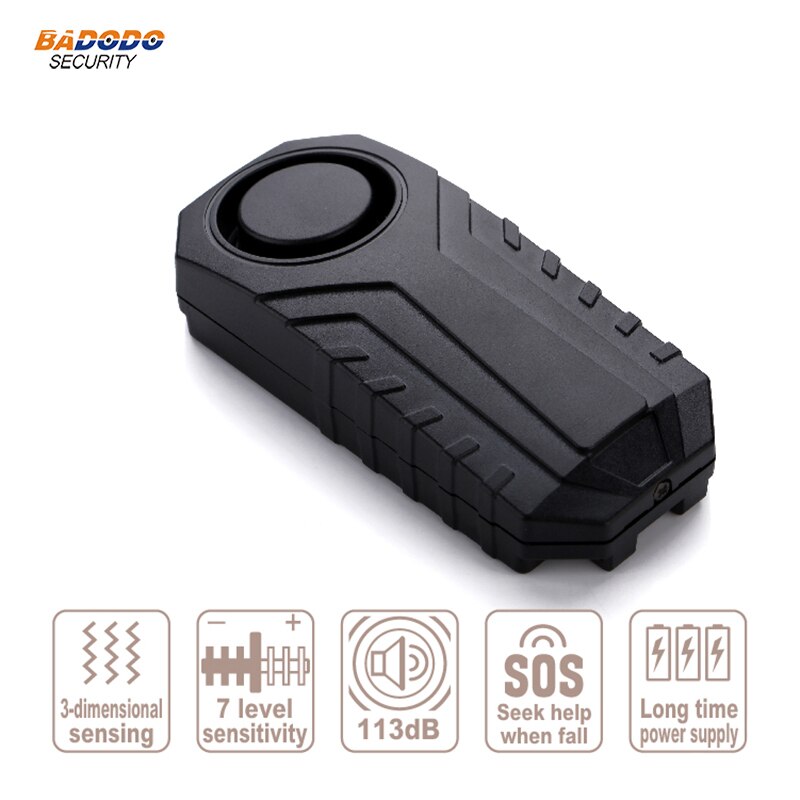 Bicycle Lock Anti-theft anti-lost Wireless Remote Control Vibration detector sensor alarm for electric bicycle motorcycle