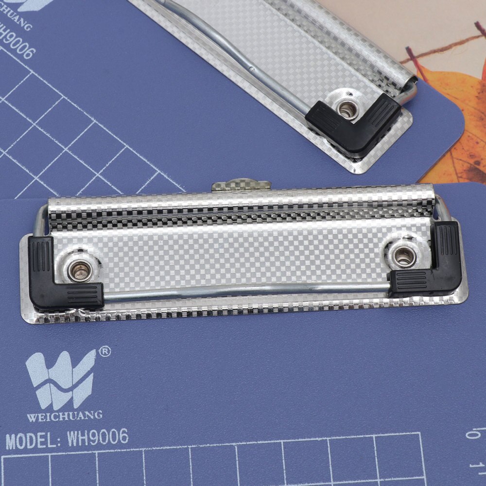 3pcs Writing Clip Board Hanging Menu Order Writing Board Holder for Writing Use A4 (Blue)