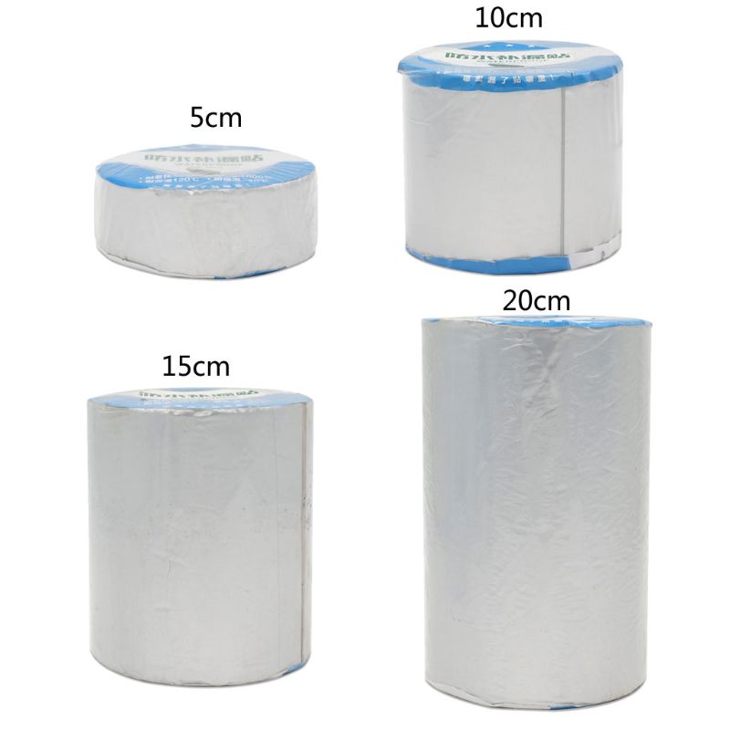 Aluminium Folie Butyl Gummi Klebeband Abdichtung für RV Dach Marine Reparatur QX2E