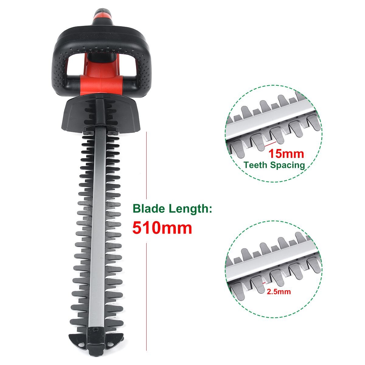 Electric Cordless Hedge Trimmer Weeding Shear Pruning Saw Woodworking Chain Saw Wood Cutter Logging For 18V Makita Battery