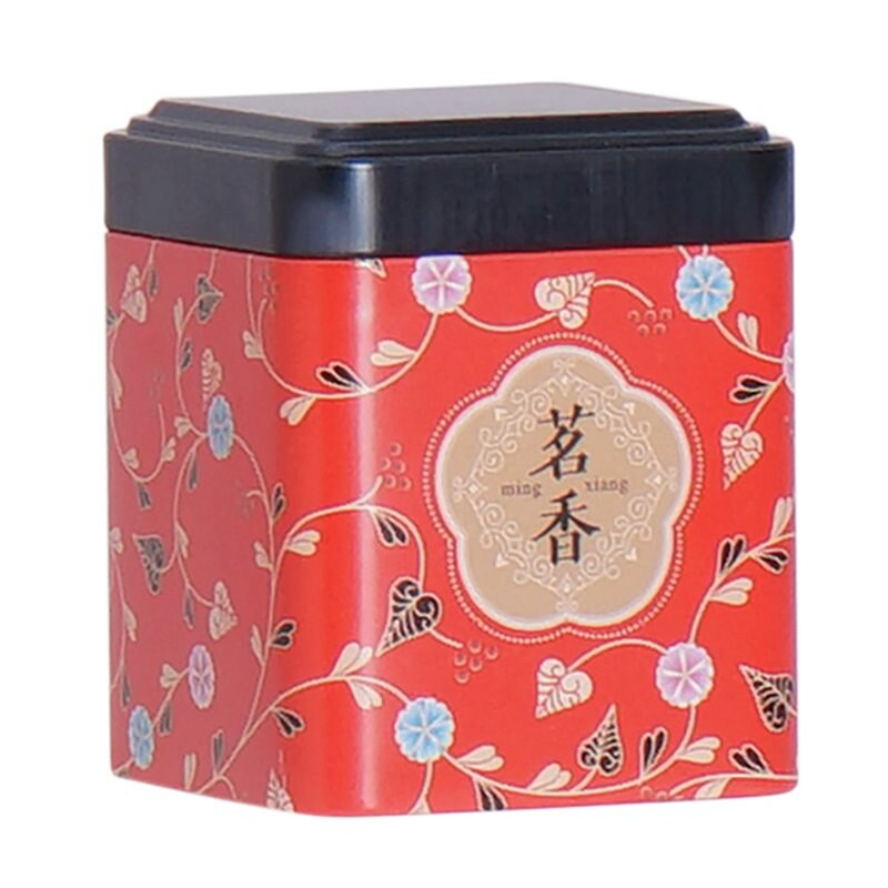 Chinese style universal small tea tin cans, candy tins, fragrant tea tins, tinplate tea packaging boxes, portable tea tins