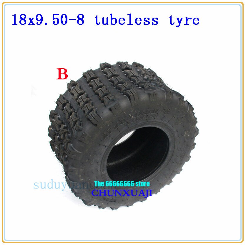 Kit Roue/pneu 8 Pouces 18x9.50-8 Avec Moyeu Et Fusée Pour Quad/ATV