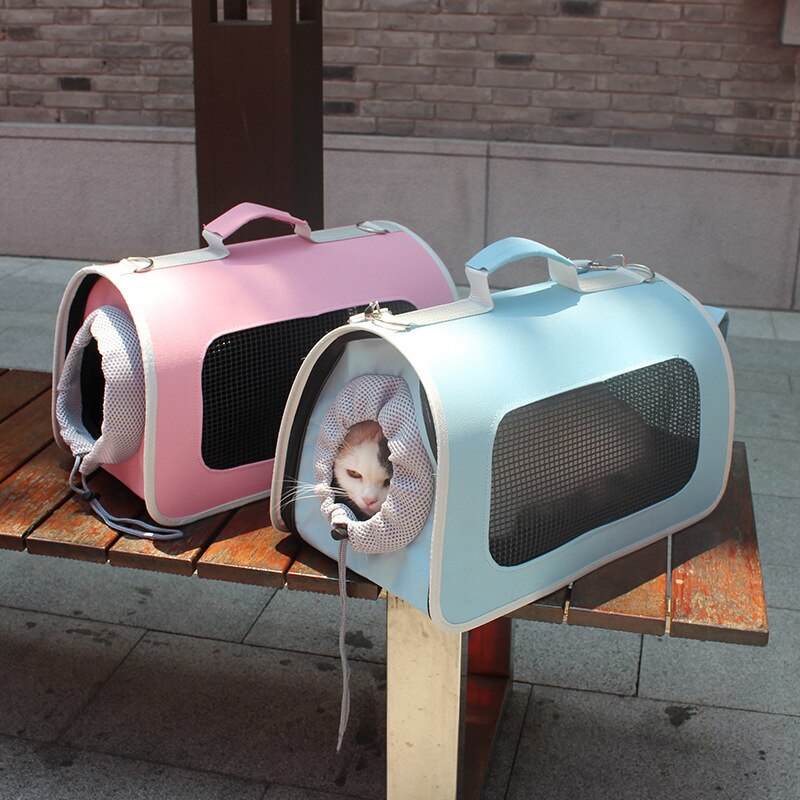 Pet Bag Outdoor Portable Pet Breathable Shoulder Bag Handbag SpaceCats Dogs Backpack Folding Travel Shoulder Bag Cats Dogs