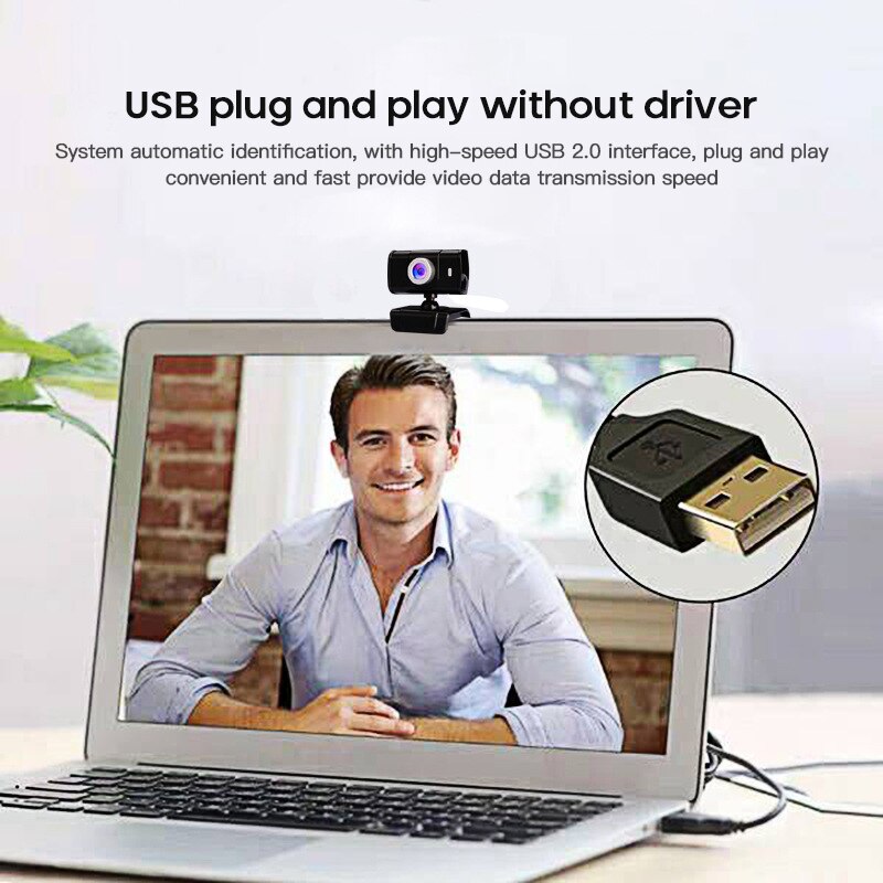 1pc USB Del Computer Webcam Full HD 1080P Webcam Macchina Fotografica Digitale Macchina Fotografica Web Cam Con Micphone Per Il Computer Portatile Del PC Desktop tablet Fotocamera Ruotabile