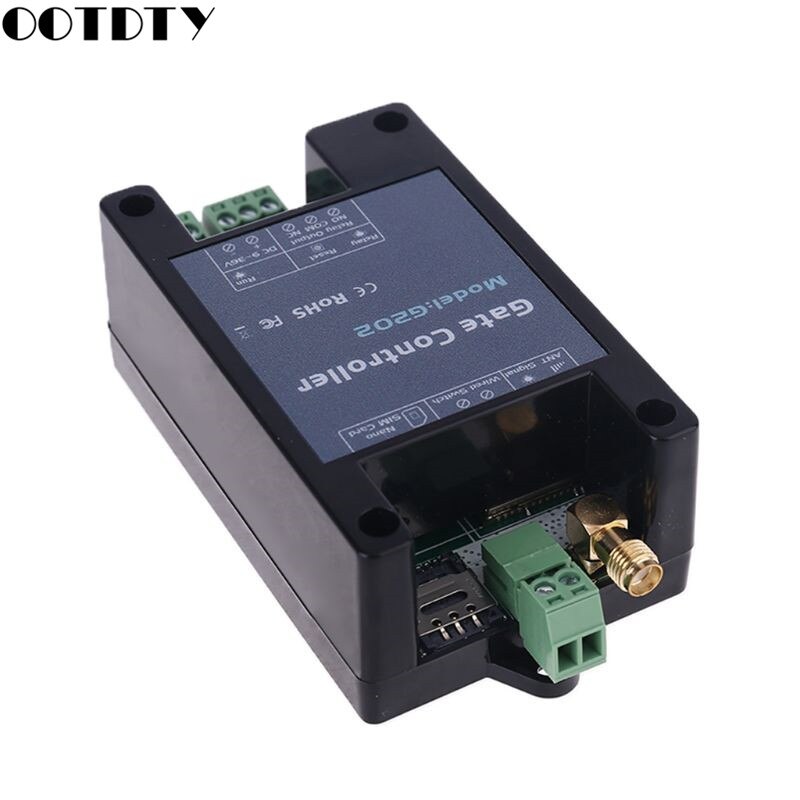 2G GSM G202 Gate Opener Relay Switch Industrial Machine Switch Access Controller Remote Control Door Opener Free Call