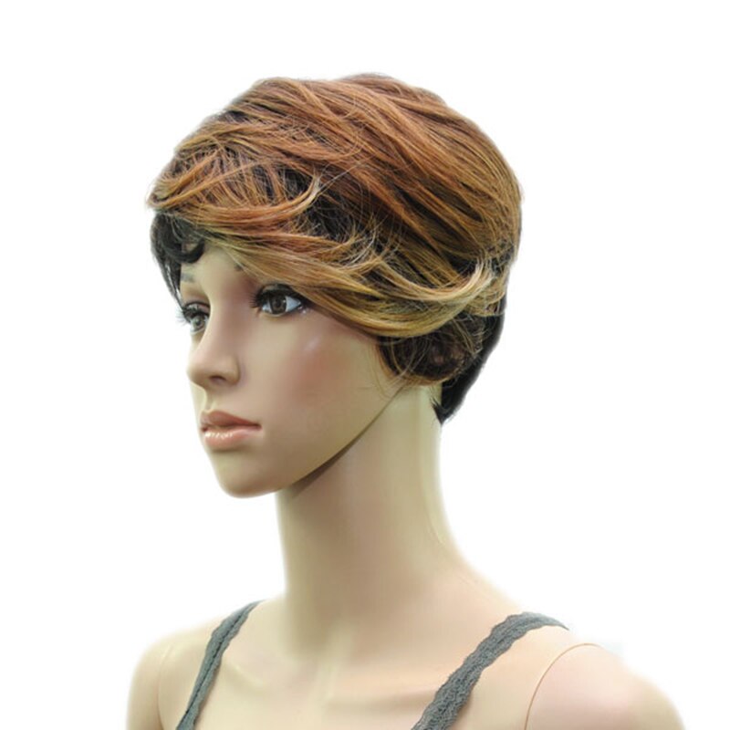 HAIRJOY Woman Synthetic Wigs Natural Black Hair Wig 6 Colors Available Free Shipping