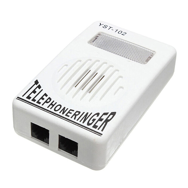 1 PC 95dB téléphone Extra-fort sonnerie téléphone anneau amplificateur sonnerie aide stroboscope lumière cloche son téléphone fixe sonneries sonores