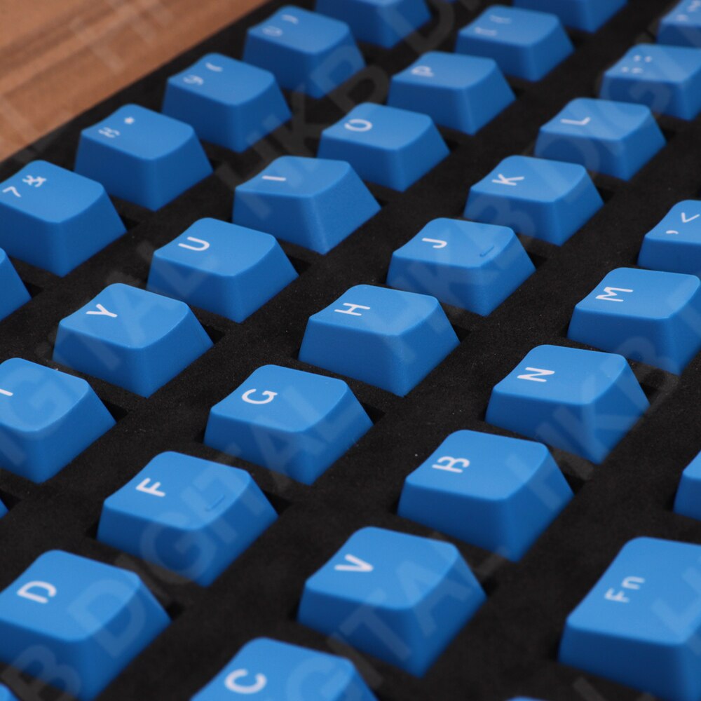 Mechanical Keyboard Keycaps Dark Blue OEM Profile Height 104 Keys for 60% 80% 104 Keyboard Anne Pro 2 GK61 SK61 PC Game