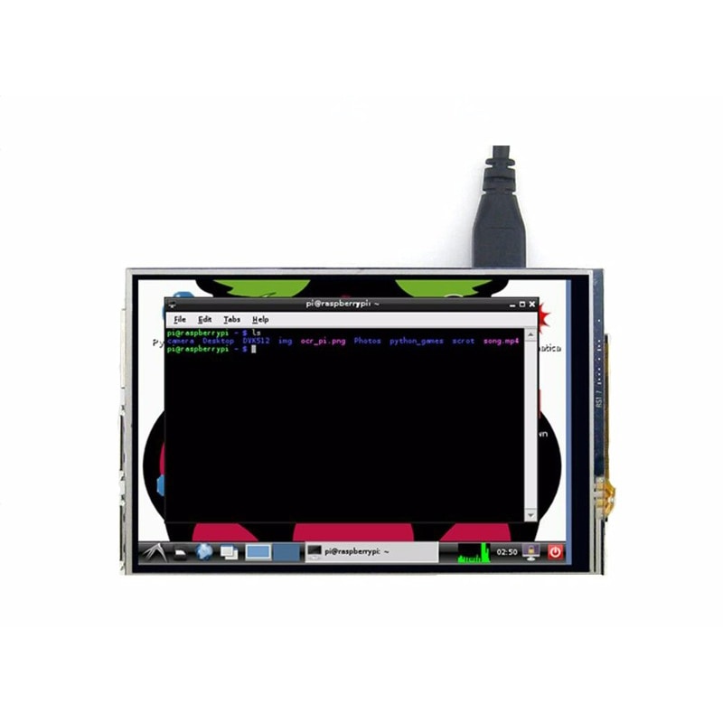 Raspberry Pi 4 LCD Display 3.5 inch Touch Screen with Acrylic Case Clear case for RPI 4 Model B