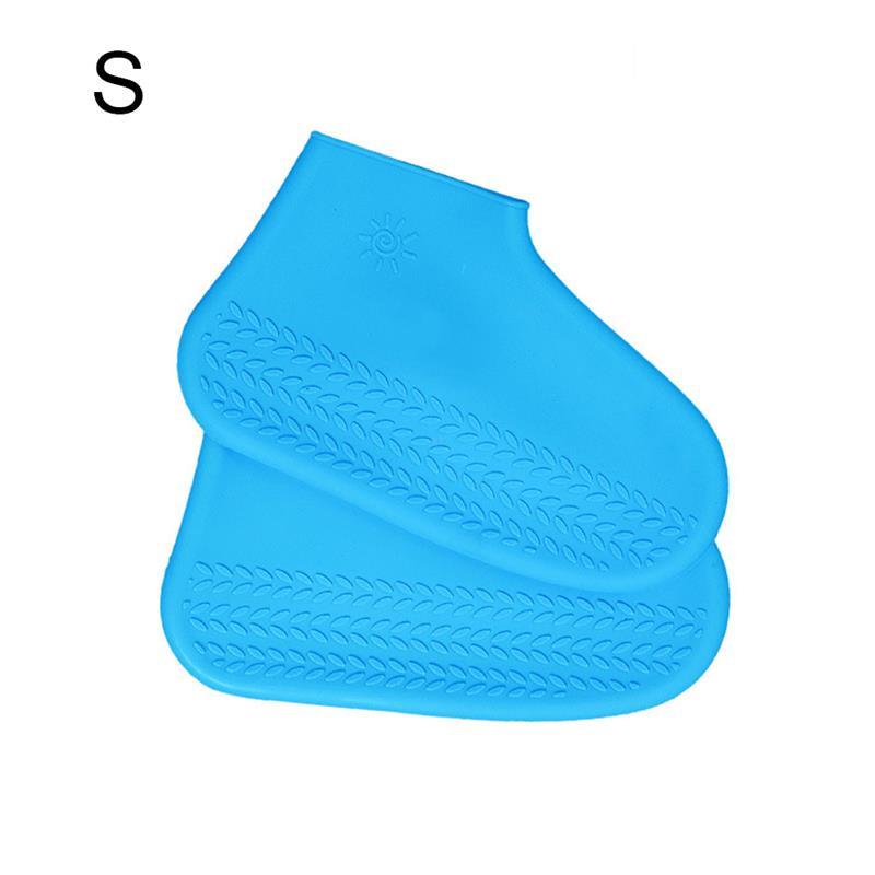 1 paire de couvre-chaussures en Silicone réutilisable S/M/L, couvre-chaussures de pluie imperméables, en caoutchouc antidérapant pour Camping en plein air: 03 / M