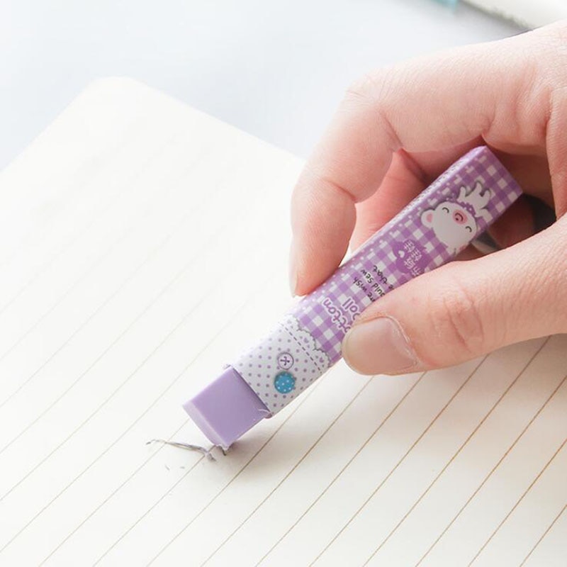 1 Set Van Mooie Gekleurde Jelly Eraser Strip Kinderen Gum Korea Briefpapier Kantoor Leren Materialen