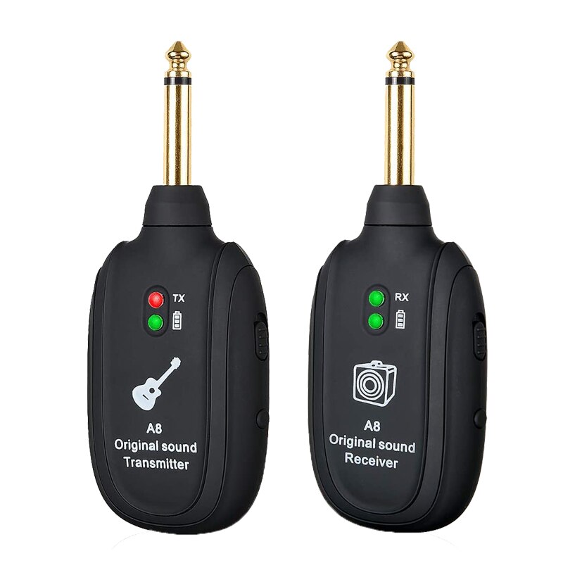 SWIFF WS-70 UHF Sans Fil Guitare SystemTransmitter Et Récepteur, IRIN EN 20 Guitare Sans Fil Batterie Intégrée pour Guitare Basse