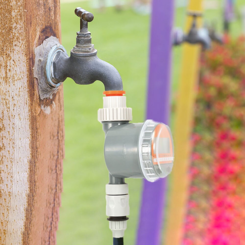 Garden Automatic Ball Valve Watering Timer LCD Display Electronic Plastic Programmable Water Timer For Garden Irrigation system