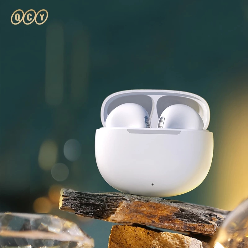 NOWOŚĆ QCY T20 Bluetooth 5.3 TWS Bezprzewodowe słuchawki 68 ms Słuchawki douszne o niskim opóźnieniu 13 mm Sterownik Słuchawki HIFI 4 mikrofony + ENC HD Call