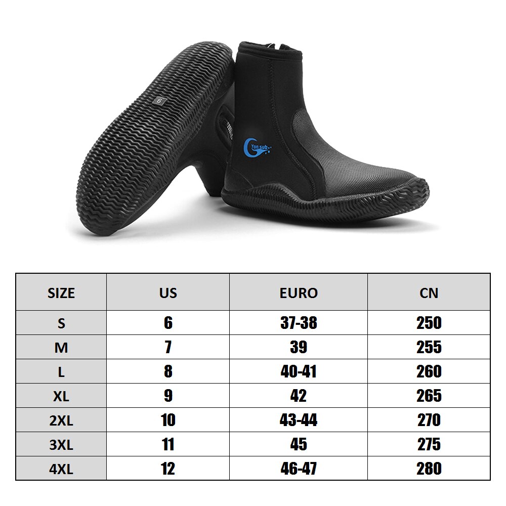 5mm Neopren Tauchen Stiefel Anti-Unterhose Erwachsene Tauchen Stiefel für Schnorcheln Tauchen Tauchen Canyoning