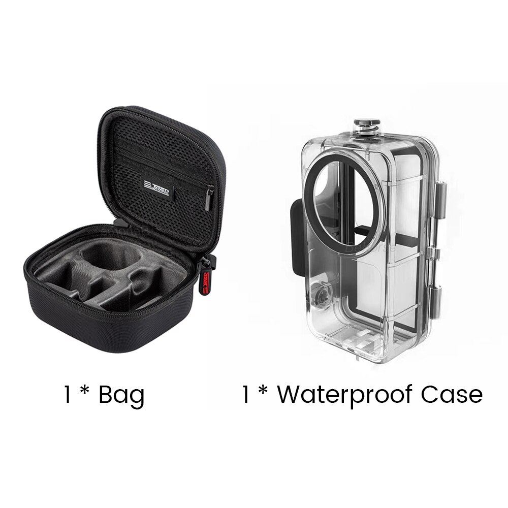 DJI Action 2 Portable Storage Case Handbag Carrying Case Magnetic Shell Cover for DJI Osmo Action 2 Sport Camera Accessories: Combo 7