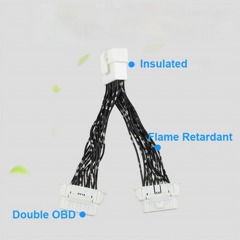 Auto On-Board Automatic Diagnosis System OBD Transfer Wiring One Point Two Extension Line For Subaru Forester Car Accessories