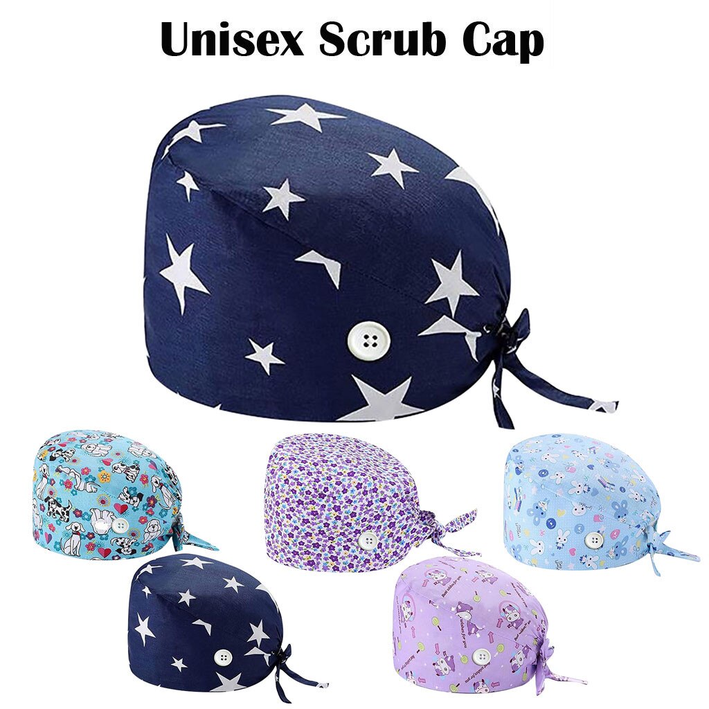 Working cap nurse accessories Solid Print Work Hat Casual Unisex Cap With uniform clinical beautician