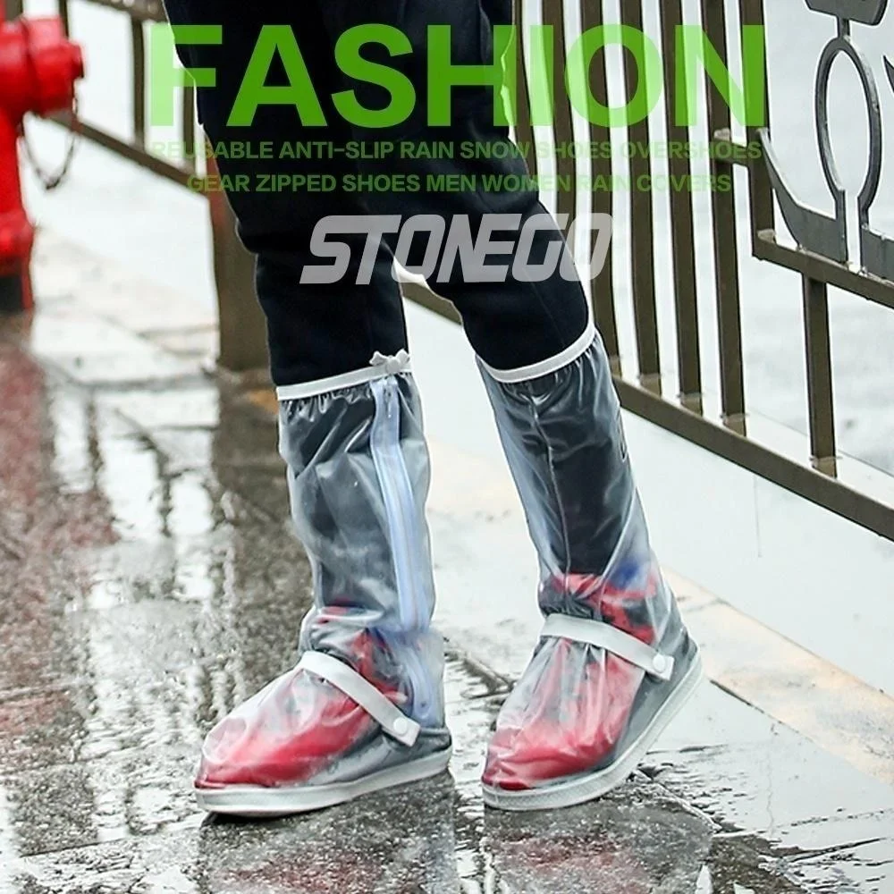 Housses De Bottes De Pluie Imperméables SooGree – Couvre-chaussures Transparents Pour Femme