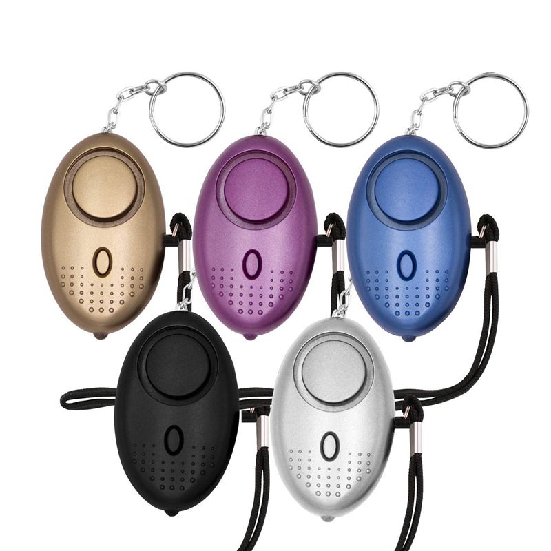 Safe Sound Personal Alarm, 5 Pack 140DB Personal Security Alarm Keychain with LED Lights, Emergency Safety Alarm for Women, Men,: Default Title