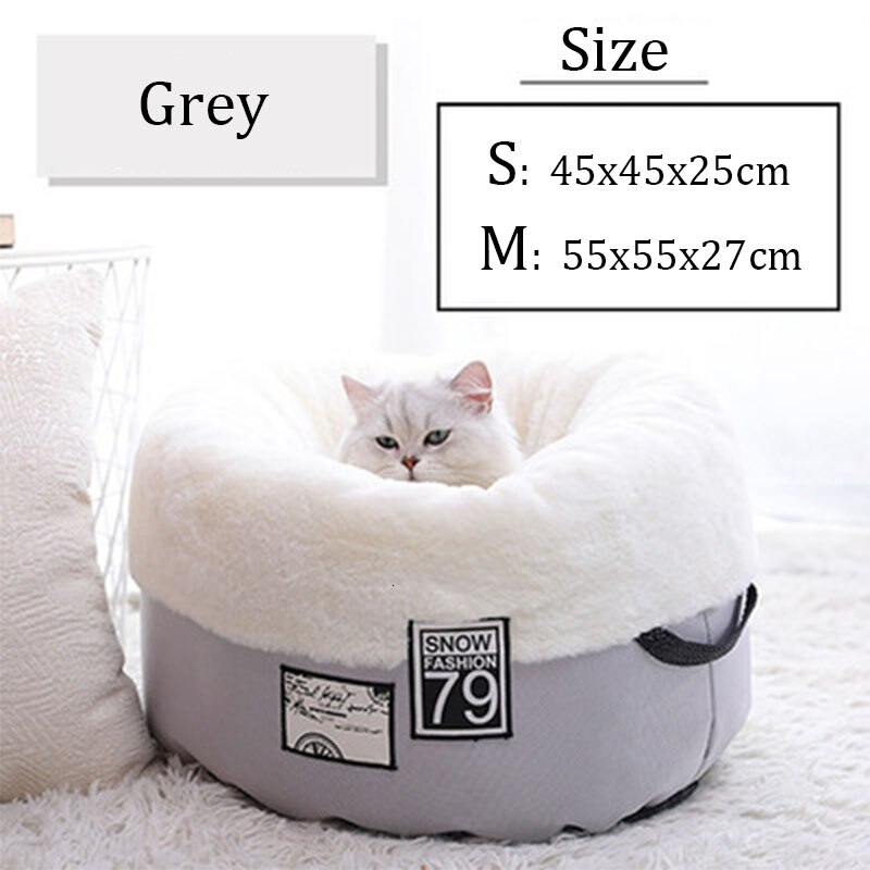 RFWCAK-sac chauffant pour animal de compagnie, coussin de couchage pour chiens et chats, tapis, niche, pour chiots, niche, chenil, litière pour animaux domestiques: Grey / S 45x45x25cm