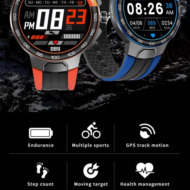 E15 Smart Watch IP68 braccialetto impermeabile monitoraggio della frequenza cardiaca e della pressione sanguigna sport Smart Watch orologio sportivo universale