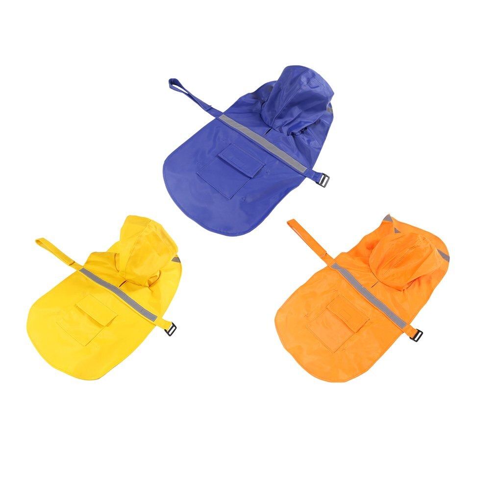 Waterdichte Hond Kleding Lichtgewicht Regen Jas Poncho Met Reflecterende Strip Regenjas Voor Honden Grote Size Sneeuw Defensie