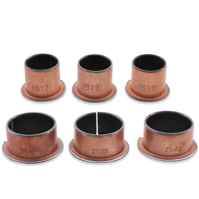 5 stk indre diameter 6 8 10 12mm sf -1f flensende selvsmørende pilsner oljefri foringshylse høyde 5-10mm