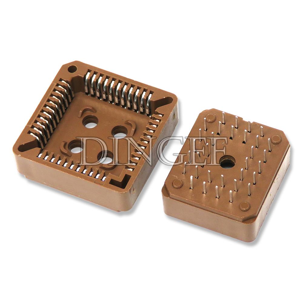 10Stck plcc44 plcc68 plcc84 PLCC32-SMD ic buchse plcc32 buchse Adapter 32 44 68 84 Stift plcc PLCC-32 konverter smd