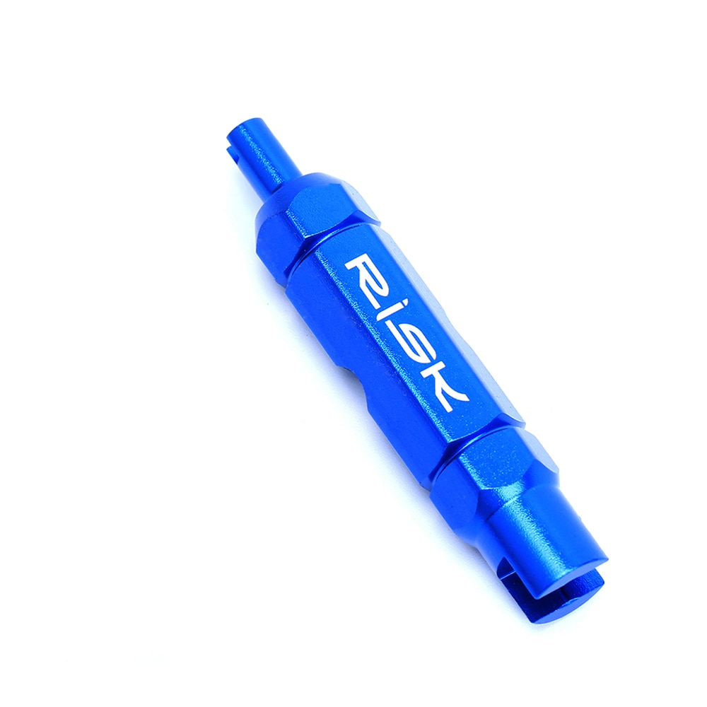 Llave de válvula Schrader para bicicleta, herramienta de desmontaje de núcleo de válvula Presta, multifunción, 1 unidad