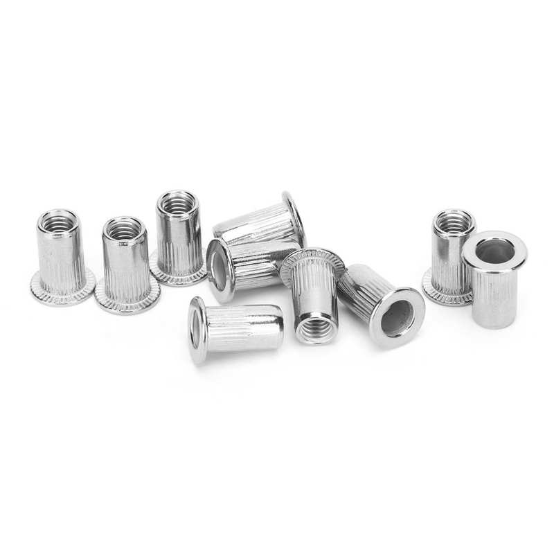 stainless steel insert for hardware repair tools metric threaded inserts Stainless Steel Rivet Nut Ribbing Fastener