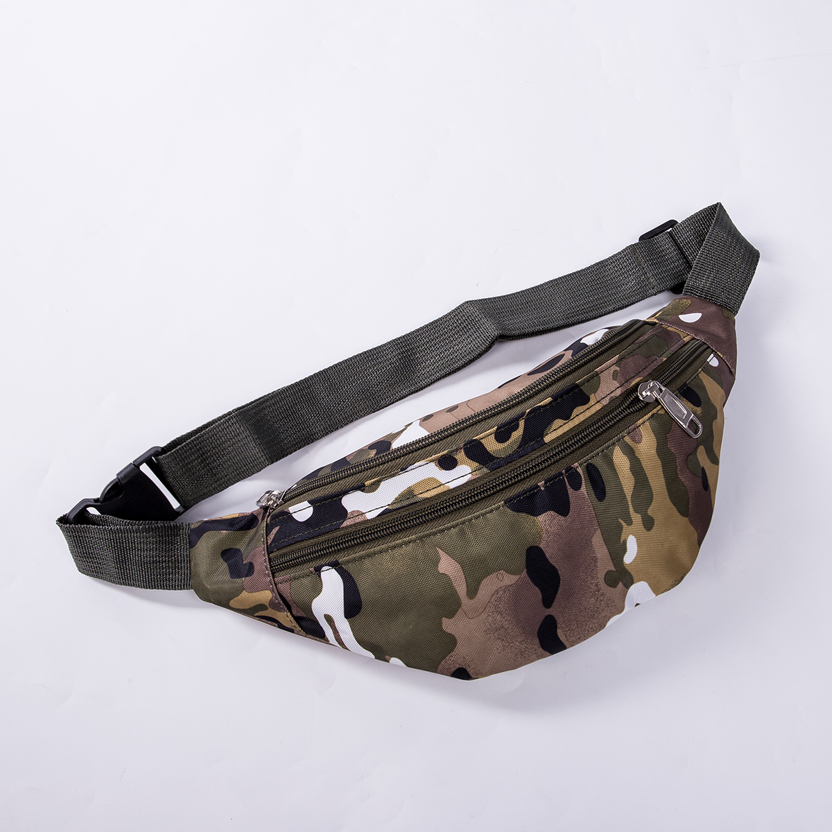 date voyage BUM sac Bumbag taille argent ceinture passeport portefeuille zippé sécurité poche Camouflage taille Packs: A