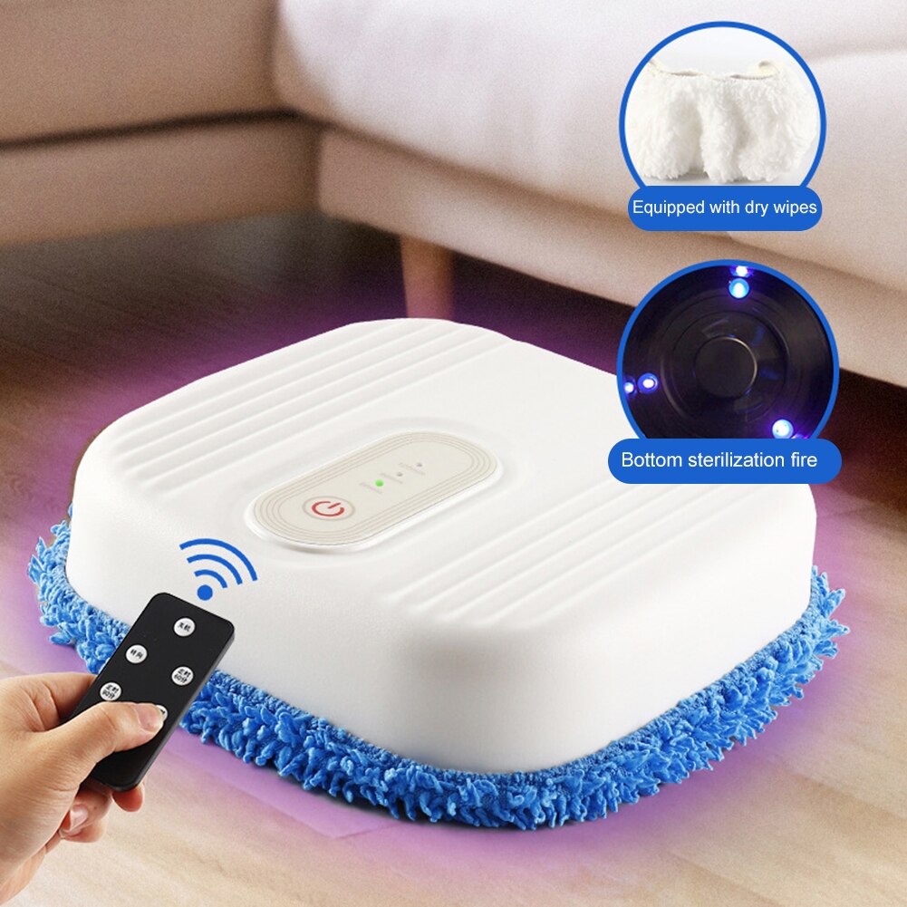 Remote Control Smart Robot Vacuum Cleaner Rechargeable Wet and Dry Sweeper Intelligent Floor Cleaning Robot Sweeping Machine: Default Title