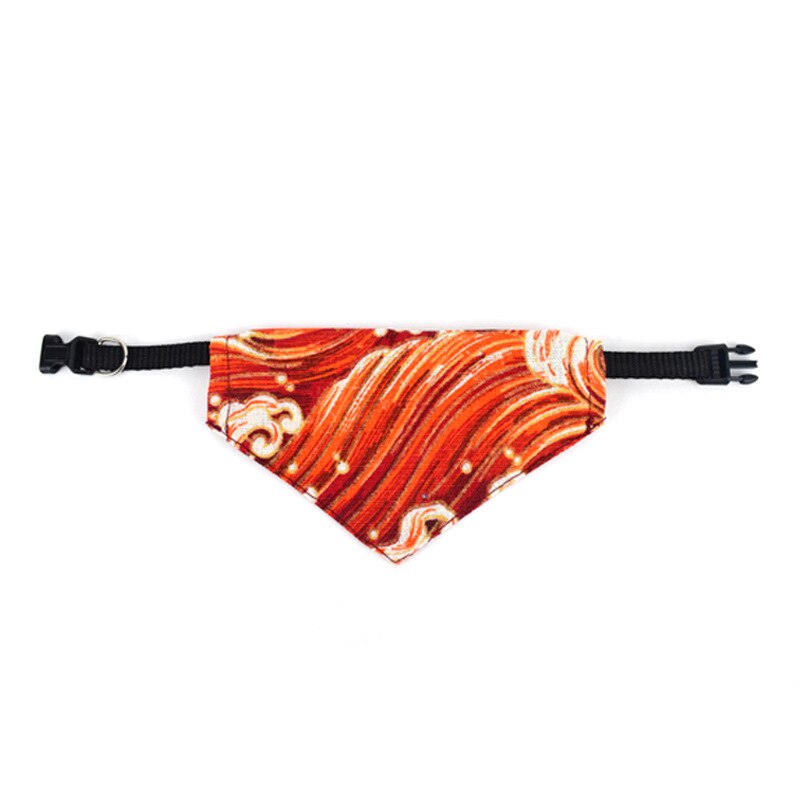 Obst Gedruckt Katze Schal Dreieckige Schals Haustier Bandana Zubehör Nette Hund Kragen Bandana Einstellbare Hund Halstuch Lätzchen Kragen: verrotten / S