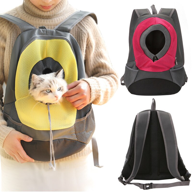 Perros Gato Con Bolso Mochila De Transporte Transpirable Para Gato