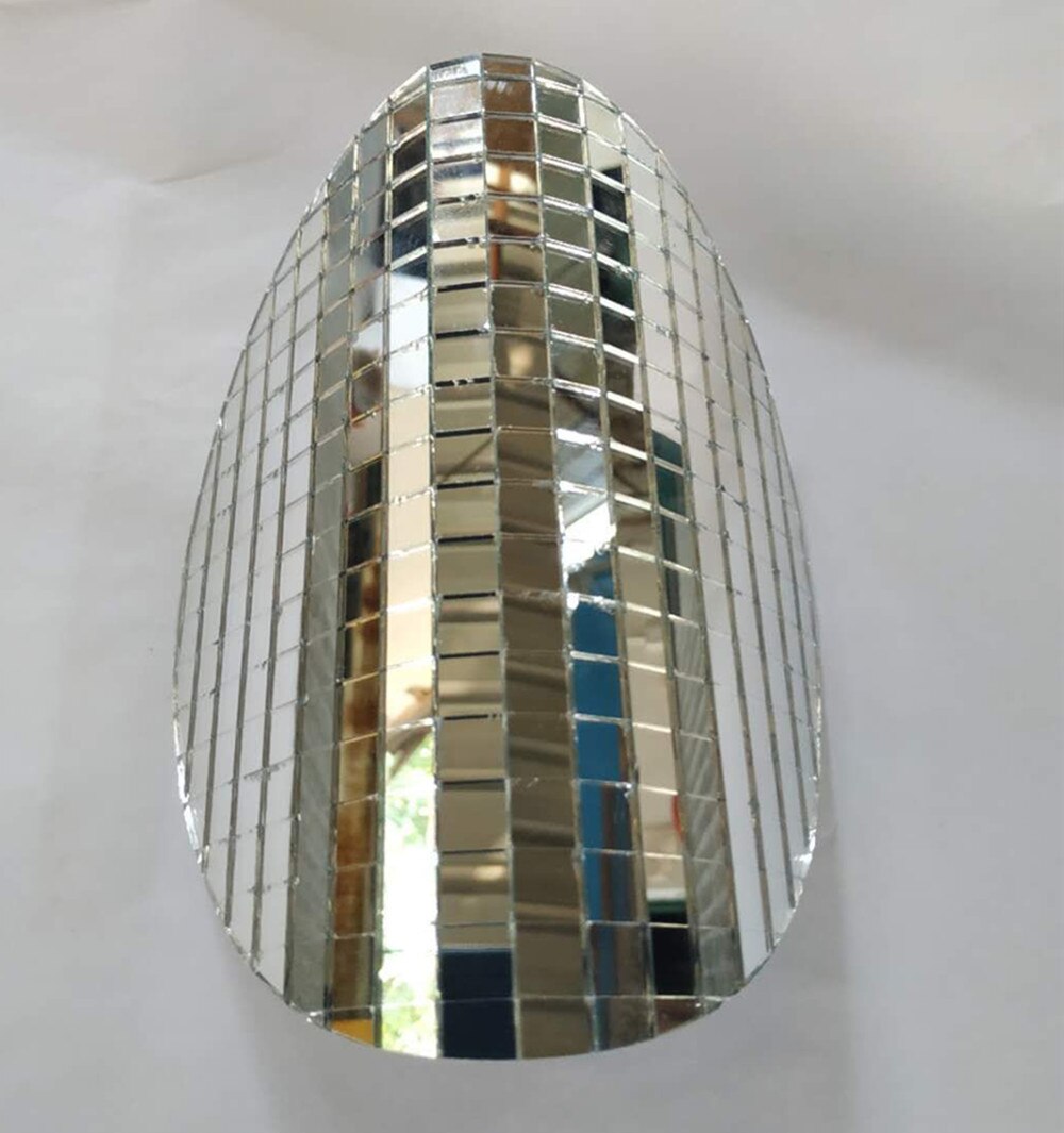 Round Circle Mirror Mosaic Tile , Glass Mosaic Mirror Round Sheet, Real Glass Self-Adhesive ,Mirror Glass Crafts