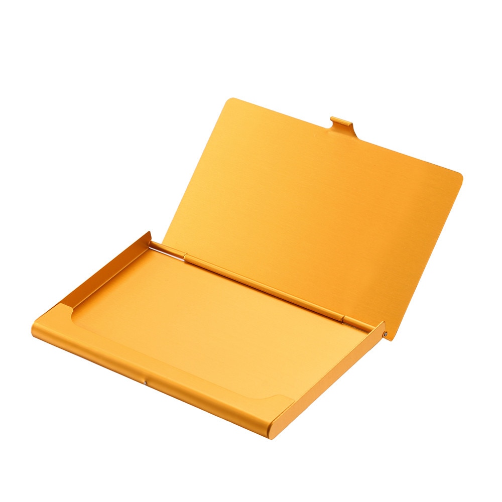 Slim Card Pack Credit Card Holder Bank Metal Check Sleeve Dedicated Antimagnetic Be Choked Cover 823