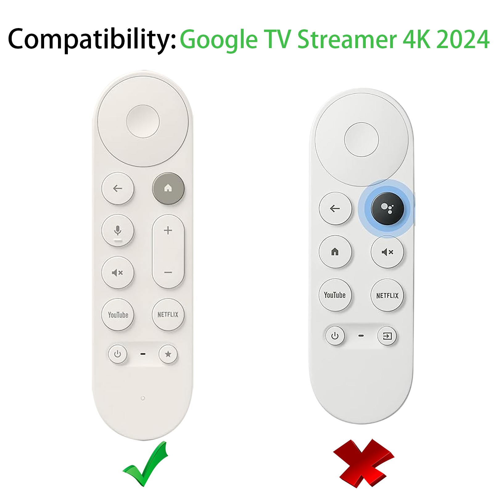 Für Google Silikon Fernbedienung Fällen Schutzhüllen Für Google TV Stromer 4K TV 2024 für Google GY3LE Fernbedienung