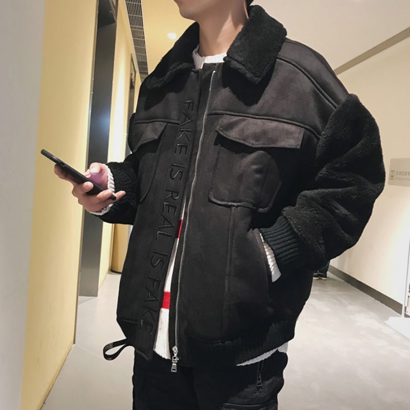 Corduroy Cotton-padded Jacket Men's Winter Middle-aged Plus Size Casual Tooling Fashion Baseball Collar Thick Padded Jacket Coat Cotton Jacket