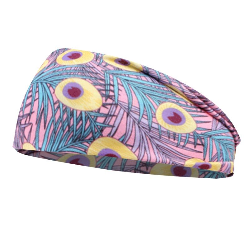 Sportliche lauf-stirnbänder, unisex, bedruckt, für damen, dehnbar, batik-haarband, elastisches, rutschfestes turban-kopftuch: 05